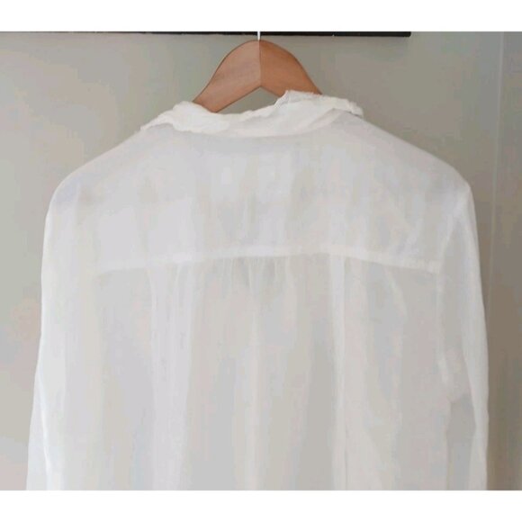 Free People White Button Down Shirt - Picture 7 of 10